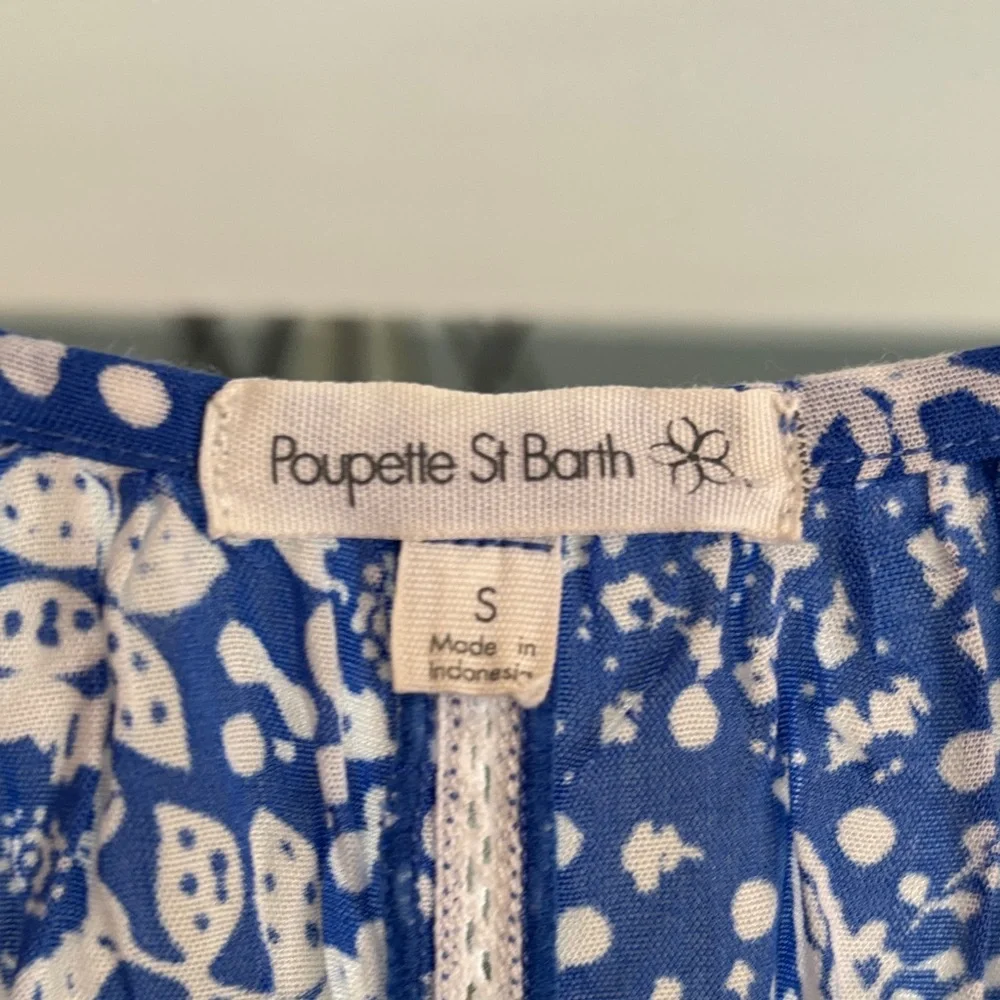 Poupette St. Barth Blue and‎ White Floral Dress